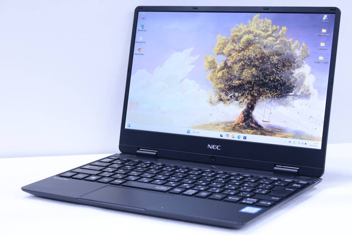 1円～ バッテリー良 軽量薄型 約917g 持ち歩き最適 VersaPro UltraLite VH VKT13/H-4 i5-8200Y 8G SSD128G 12.5インチFHD Windows11