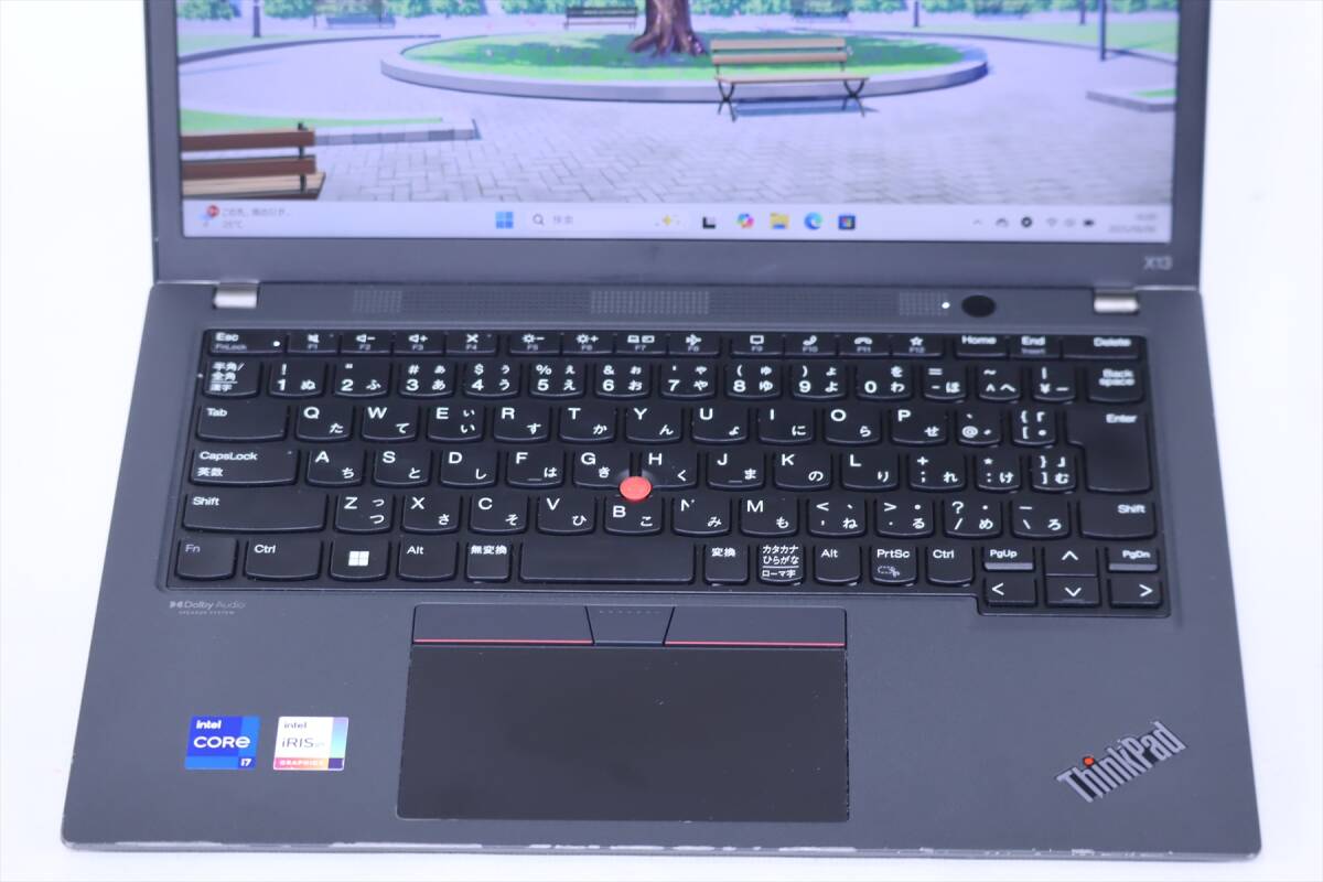 1円～ 16Gメモリ バッテリー良好 2022年制 Lenovo ThinkPad X13 Gen2 i7-1165G7 16G SSD512G 13.3WUXGA Windows11 WiFi6 11世代CPU