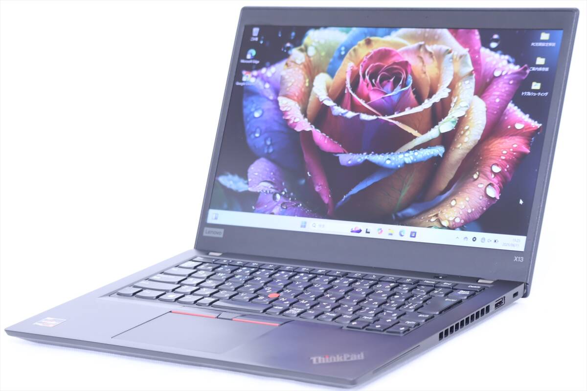 1円～ Ryzen5 バッテリー良好 軽量約1.28kg Lenovo ThinkPad X13 Gen1 Ryzen 5 PRO 4650U 8G 256G 13.3FHD Windows11 2020年モデル BAA評(píng)価