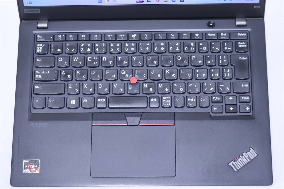 1円～ Ryzen5 バッテリー良好 軽量約1.28kg Lenovo ThinkPad X13 Gen1 Ryzen 5 PRO 4650U 8G 256G 13.3FHD Windows11 2020年モデル BAA評(píng)価