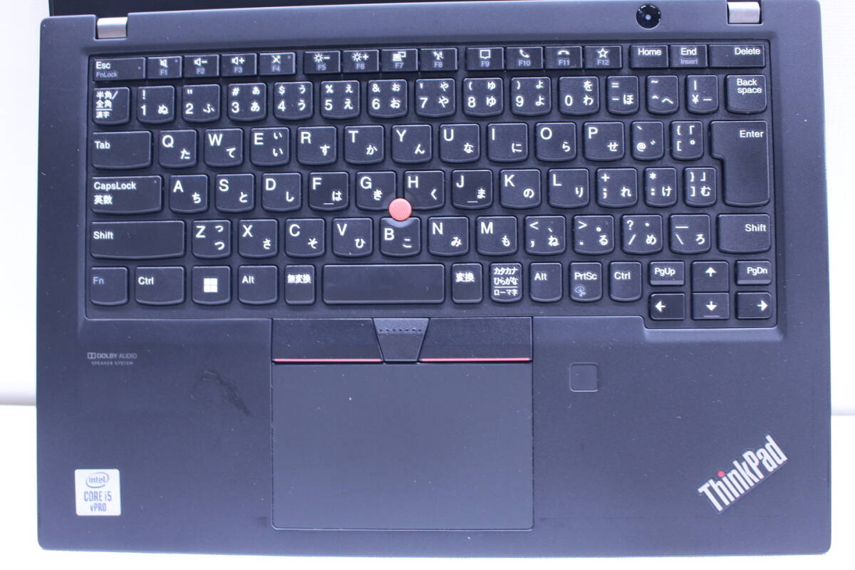 即配 バッテリー良好 薄型軽量 ThinkPad X13 Gen1 i5-10310U 8G NVMeSSD256G 13.3インチFHD Windows11 BAA評(píng)価