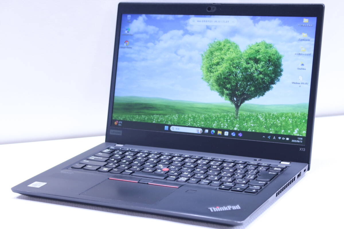 1円～ 薄型軽量 ThinkPad X13 Gen1 i5-10310U 8G NVMeSSD256G 13.3インチFHD Windows11 BAA評(píng)価