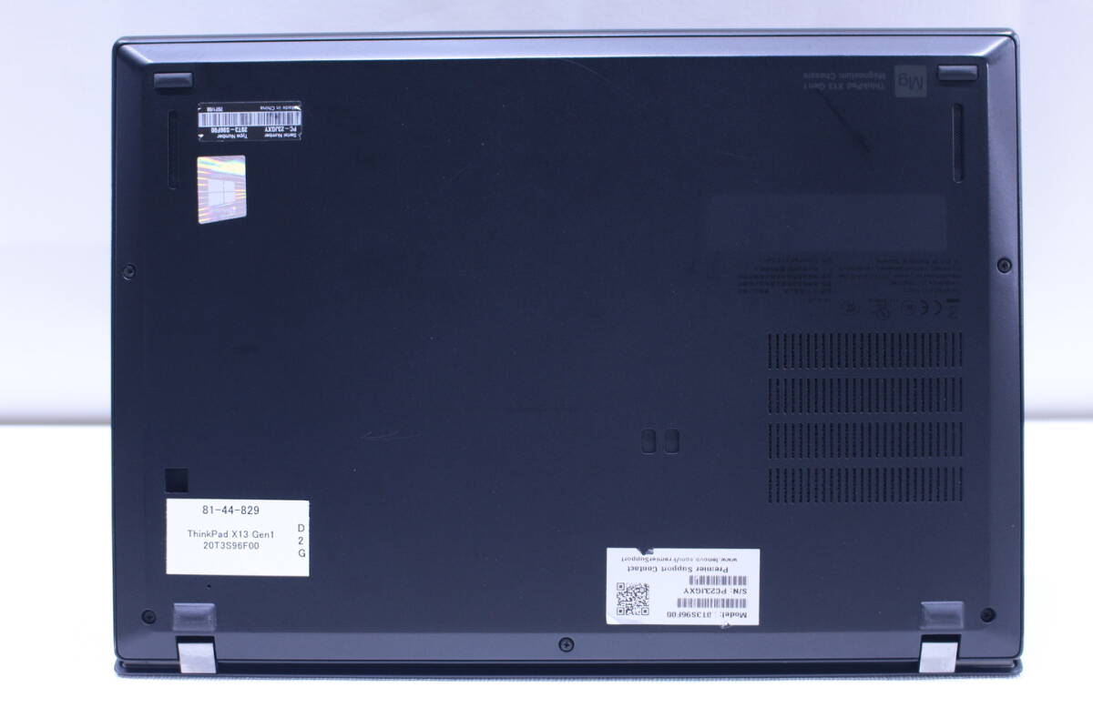 1円～ 薄型軽量 ThinkPad X13 Gen1 i5-10310U 8G NVMeSSD256G 13.3インチFHD Windows11 BAA評(píng)価