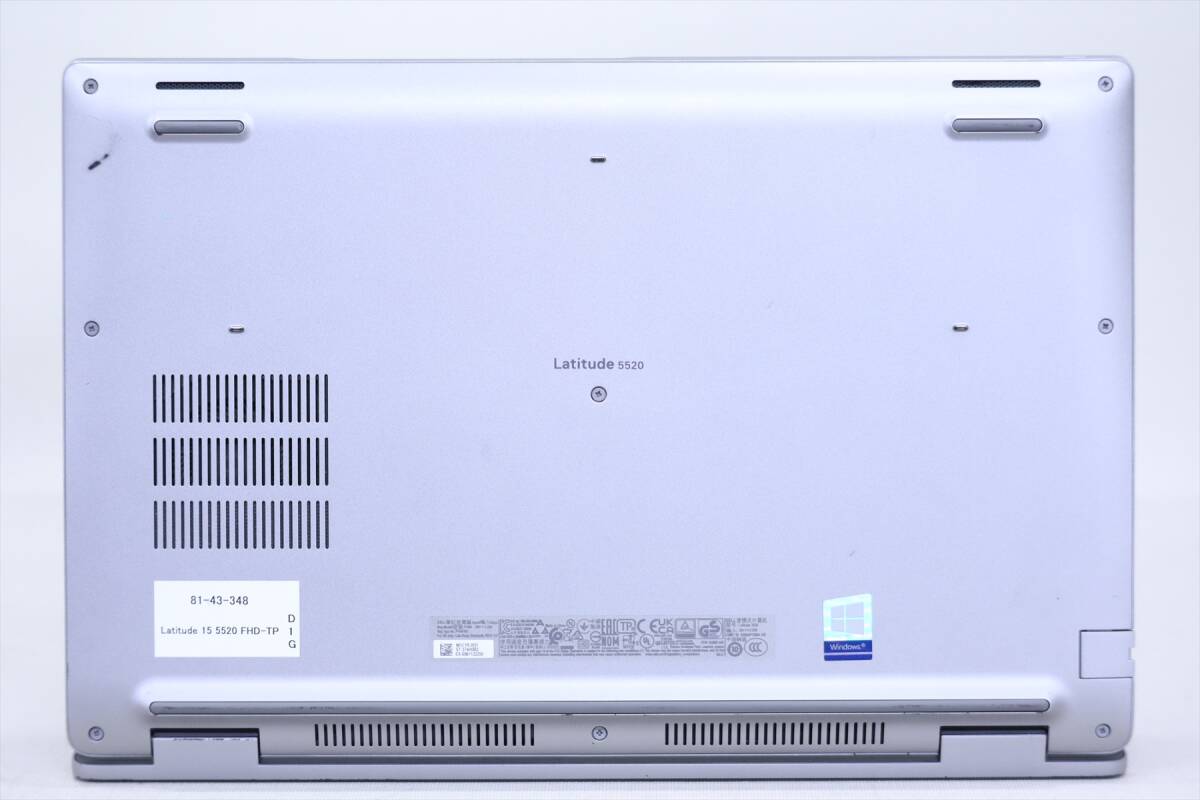 1円～ タッチパネル 11世代Corei5 16Gメモリ Latitude 15 5520 i5-1145G7 16G 256G 15.6FHD Windows11 バッテリー良 Thunderbolt4 BAB評価