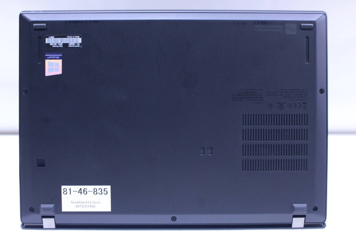 即配 薄型軽量 ThinkPad X13 Gen1 i5-10210U 8G NVMeSSD256G 13.3インチFHD Wi-Fi6 Windows11 BAA評価