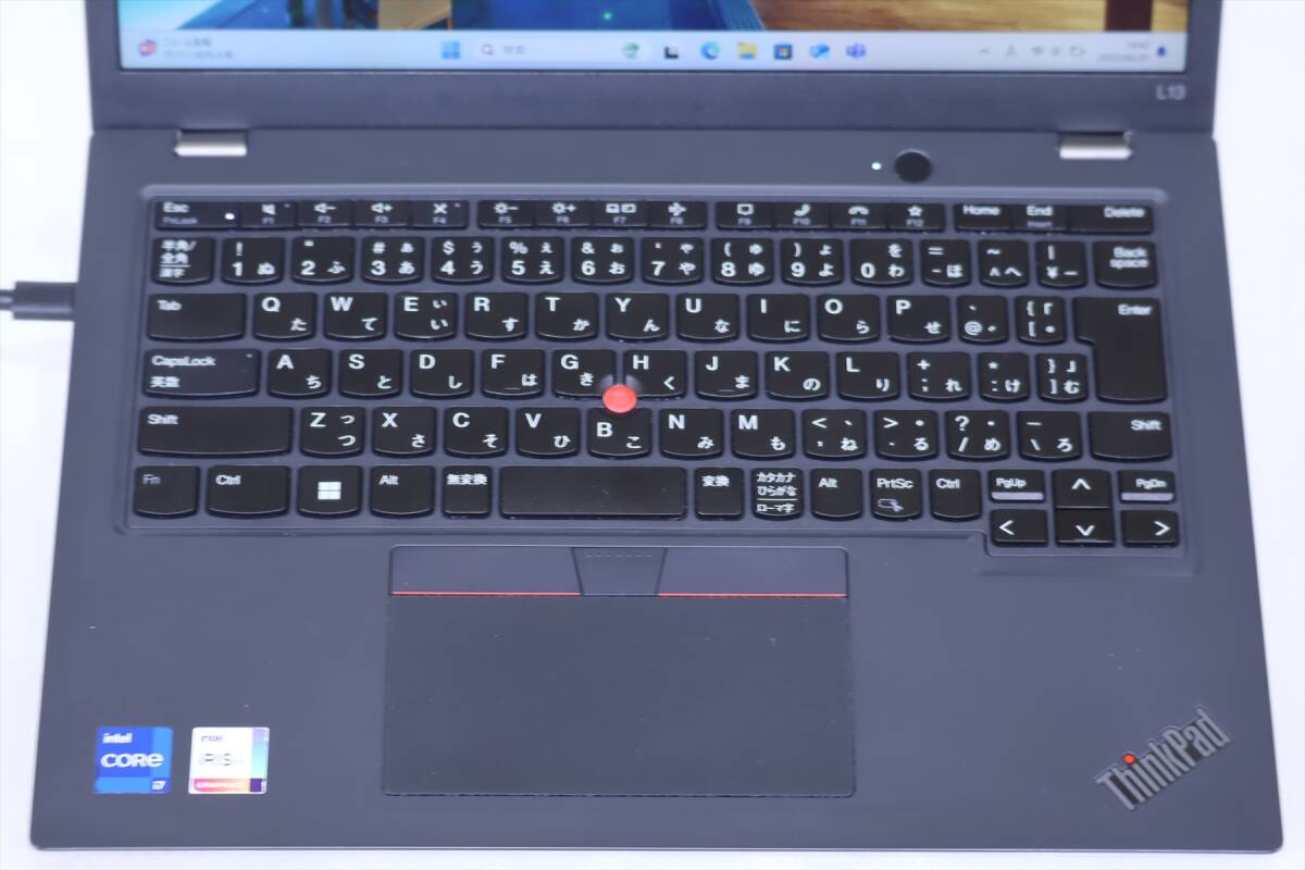 即配 12世代Corei7 16Gメモリ Lenovo ThinkPad L13 Gen3 i7-1255U 16G 大容量SSD512G 13.3WUXGA Wi-Fi6 Windows11 BBA評(píng)価