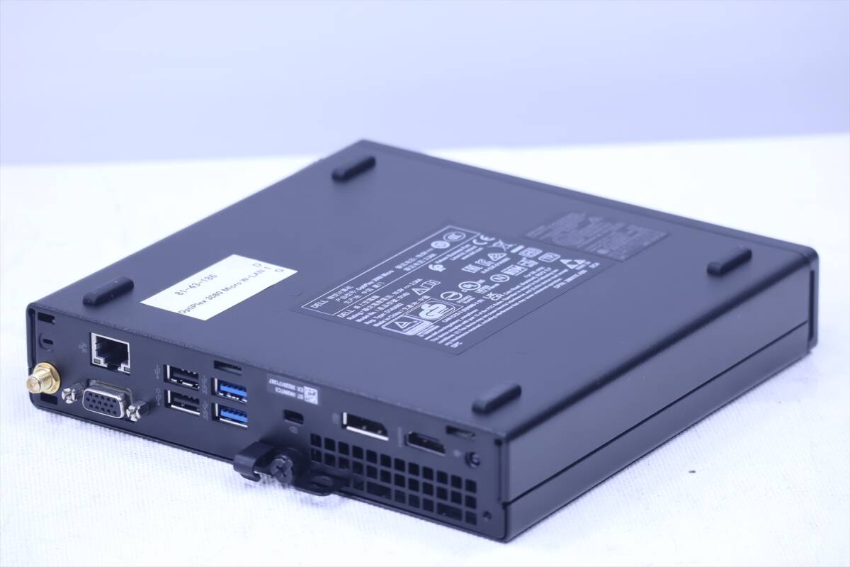 1円～ 無線LAN搭載モデル 16GB大容量メモリ Windows11 高性能 超小型デスクトップ DELL OptiPlex 3080 Micro i5-10500T RAM16GB SSD256GB
