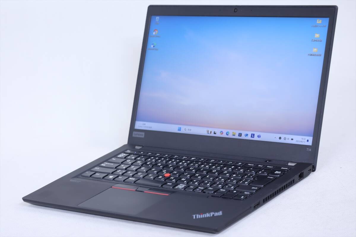 1円～ バッテリー良好 10世代Corei5 Lenovo ThinkPad T14 Gen1 i5-10210U 16G 256G 14.0FHD Windows11 WiFi6 薄型 軽量1.47kg ABB評(píng)価