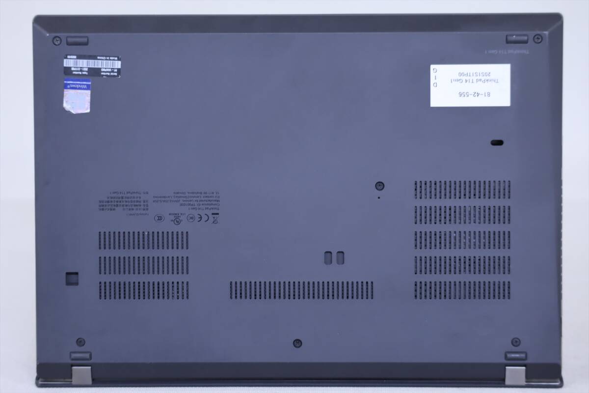 1円～ バッテリー良好 10世代Corei5 Lenovo ThinkPad T14 Gen1 i5-10210U 16G 256G 14.0FHD Windows11 WiFi6 薄型 軽量1.47kg ABB評(píng)価