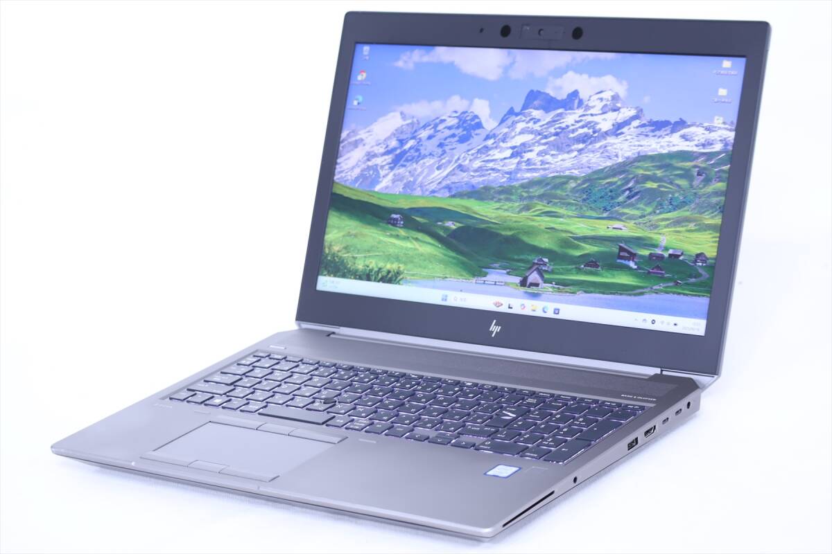 1円～ Quadro T1000 Corei7 16Gメモリ HP ZBook 15 G6 i7-9750H 16G SSD512G+1TB 15.6FHD Windows11 BAA評価
