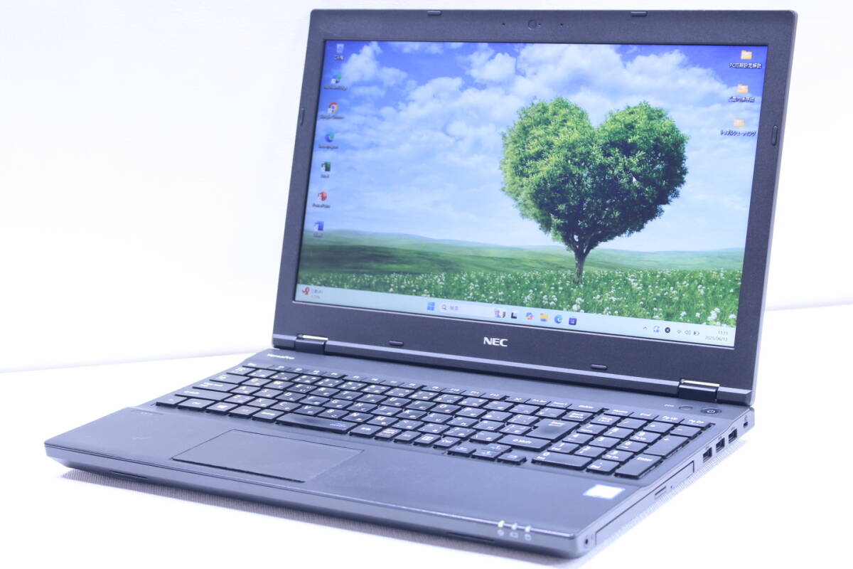 1円～ メモリ12GB Office2019 VersaPro Type-VX VKT16/X-4 i5-8250U 12G SSD256G 15.6インチTFT Windows11 BAA評価