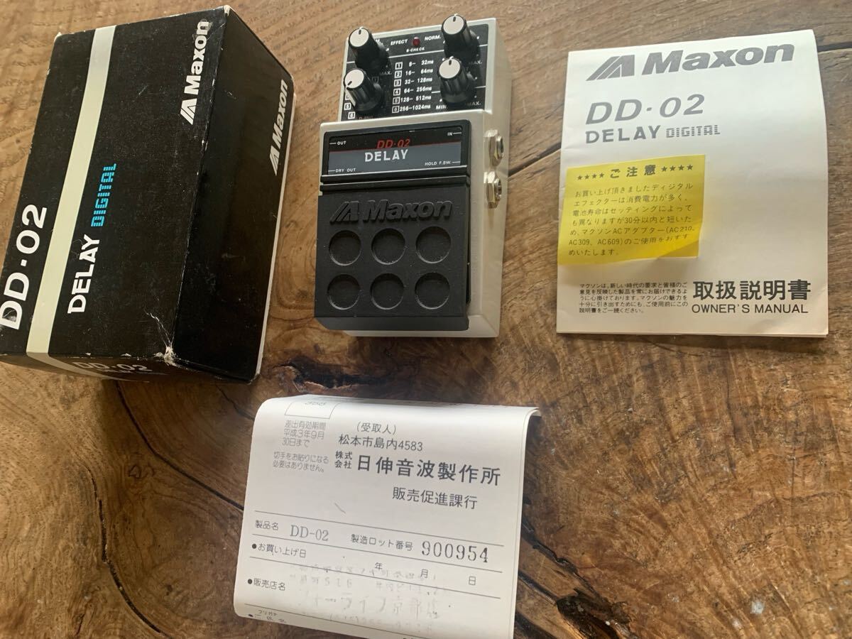 maxonm マクソン 80s ディレイ DD-02 名作 maxonm マクソン 80s ディレイ DD-02 名作(ディレイ)|売買され