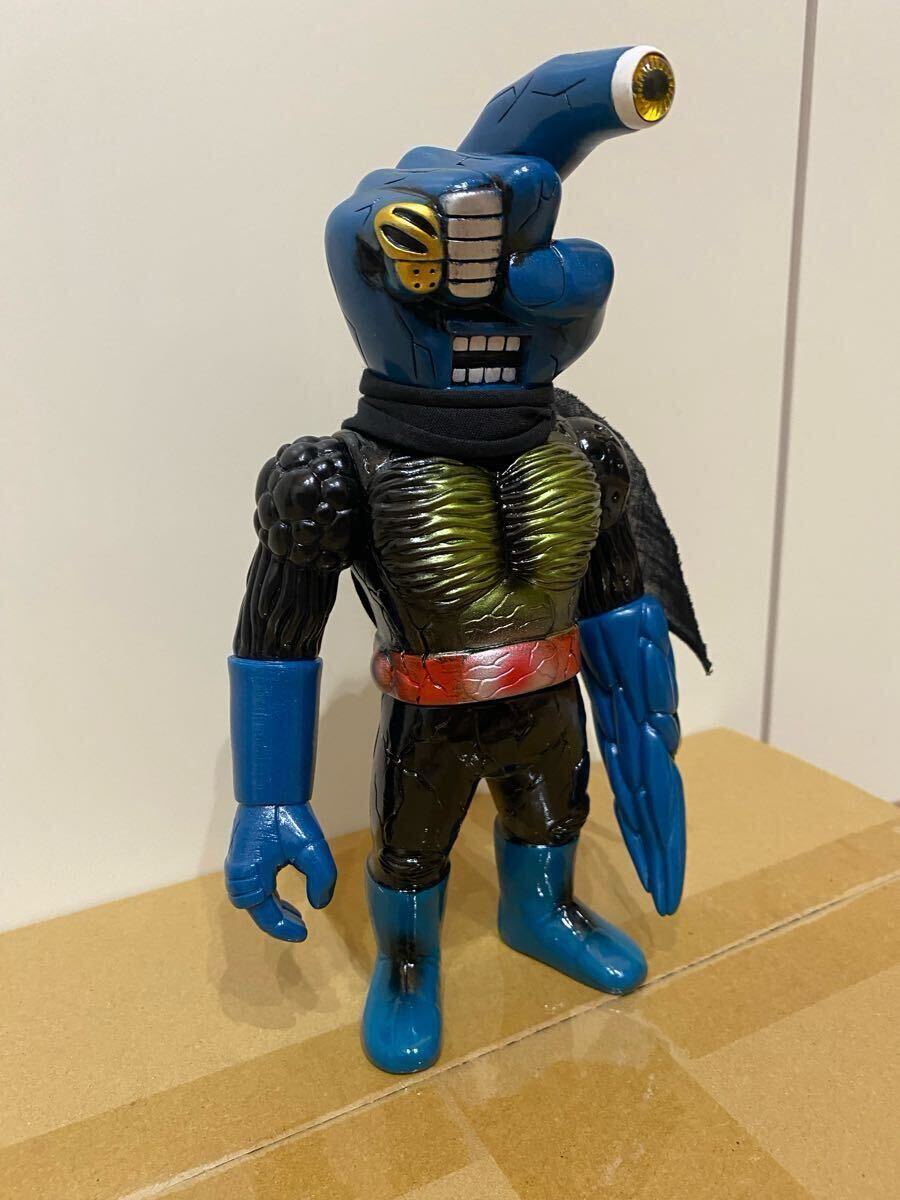 ユビオス リアルヘッド REALHEAD ソフビ sofubi カオスマン ストロングアーム 黒マフラー