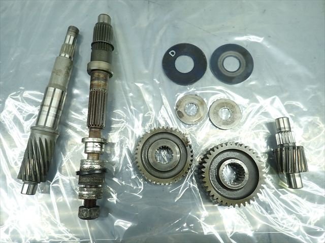 εGK14-86 ヤマハ マジェスティ250C/2型 SG03J (平成18年式) エンジン トランスミッションギヤ セット 破損無し！