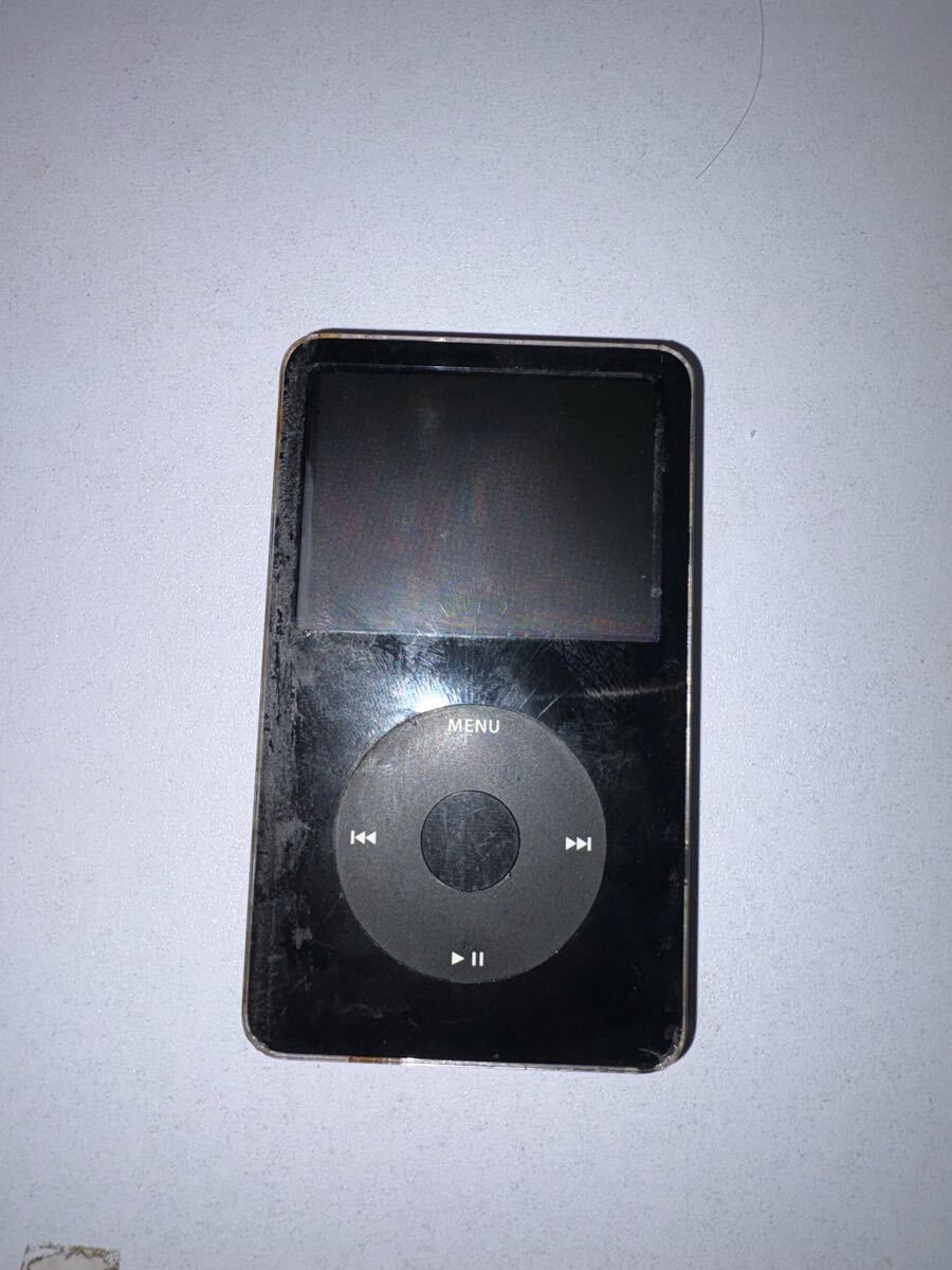 Apple/アップル　iPod クラシック　A1136 80GB 通電OK 本體のみ　ジャンク扱い　畫像の狀態(tài)確認して下さい。