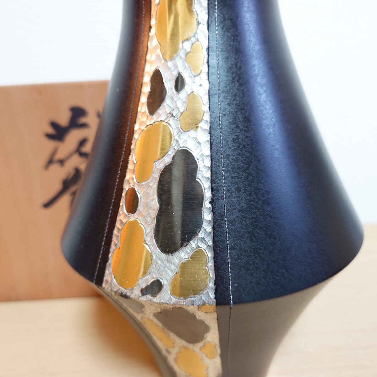鋳銅 花器 花瓶