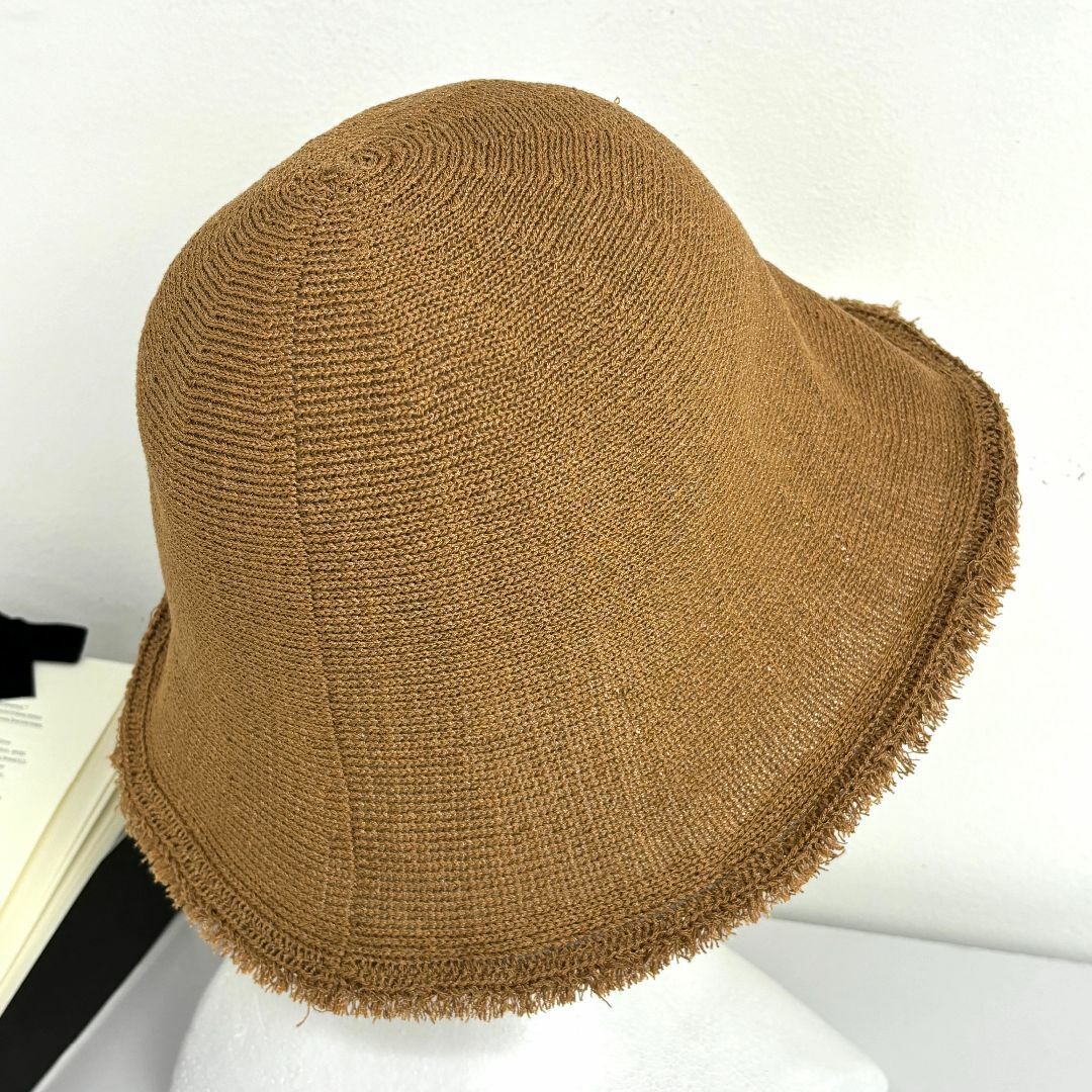 【新品】ナチュラル バケットハット レディース ベージュ シンプル 編み 夏帽子 紫外線対策 カジュアル