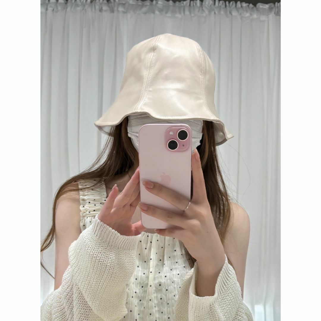 新品】黒 バケットハット レディース シンプル 大人カジュアル 上品 高見え 綺麗め 春夏 帽子 アイボリー