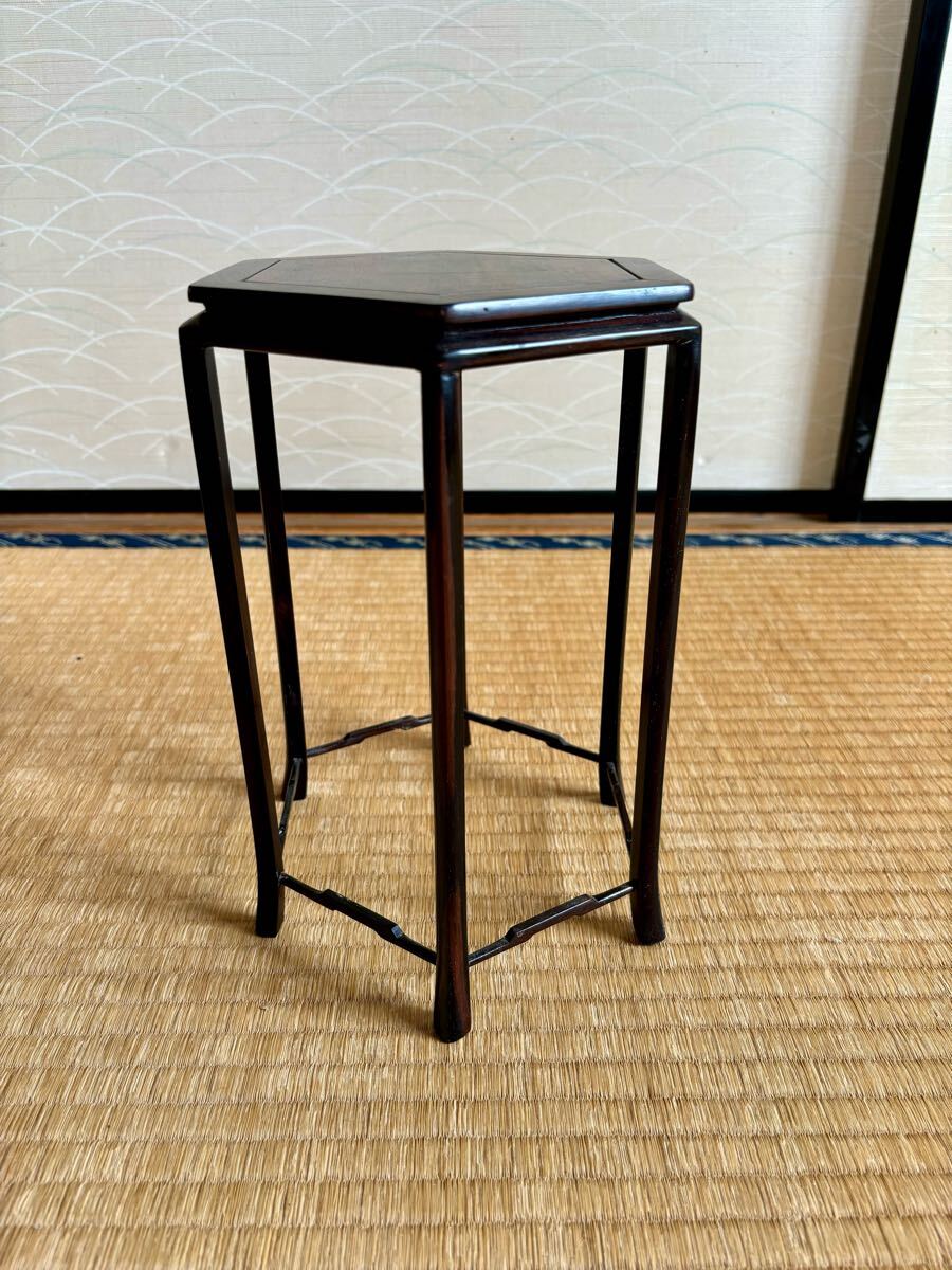 日本人気超絶の 花台 文人趣味 園芸 盆栽 飾台 香炉台 木製 盆栽台 高卓 飾り台 家具