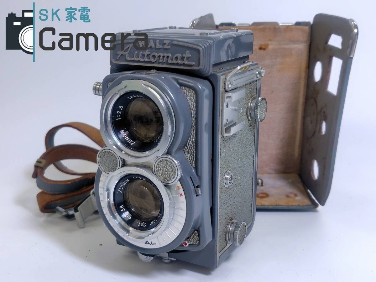 WALZ Automat ZUNOW 60ｍｍ F2.8 ワルツ オートマット ズノー 二眼レフカメラ 6cm F2.8