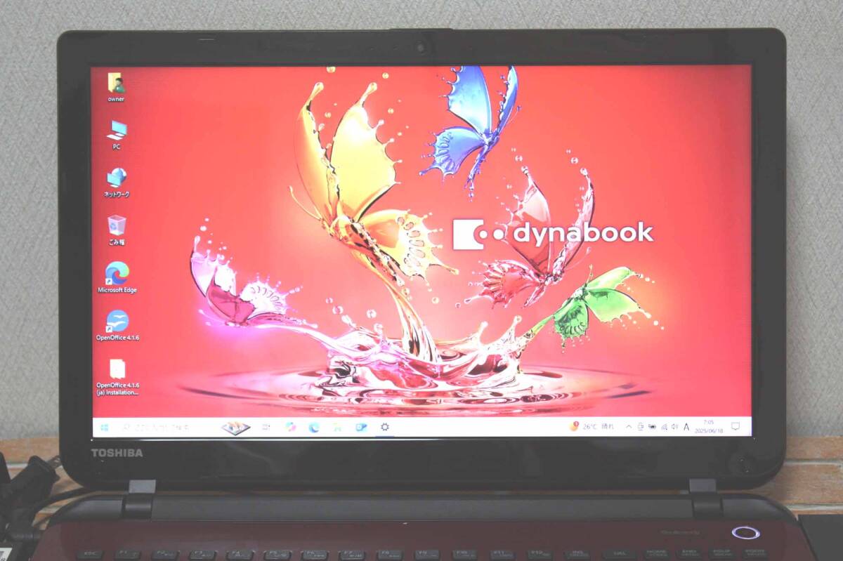 ★☆T55/NR i3-1.9GHz/新品SSD256GB/8GB/Win10Home/OpenOffice☆★