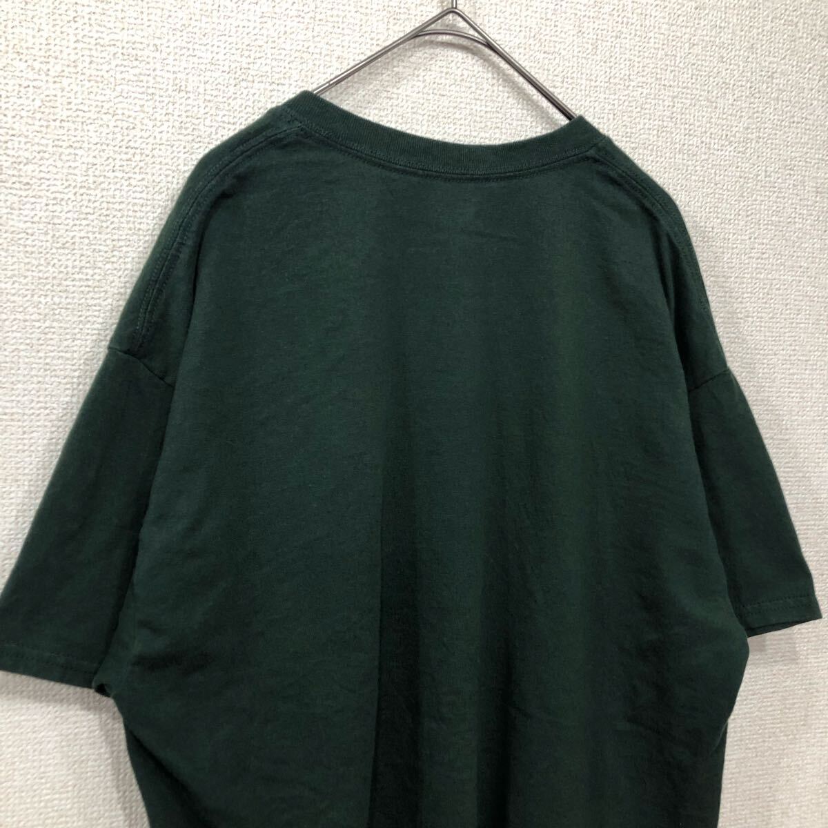 ギルダン　tシャツ 刺繍ロゴ　ワンポイント　アメリカ古着　L 1573