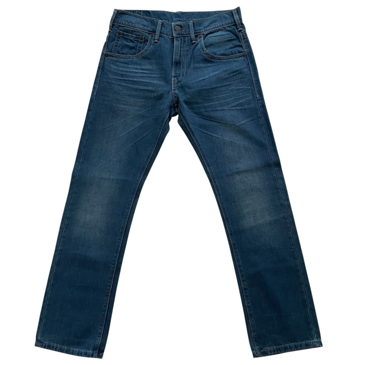 140周年 Levi’s リーバイス 513 W32 513TM ストレート メンズ ジーパン used加工 15481-0001 デニム　后染め
