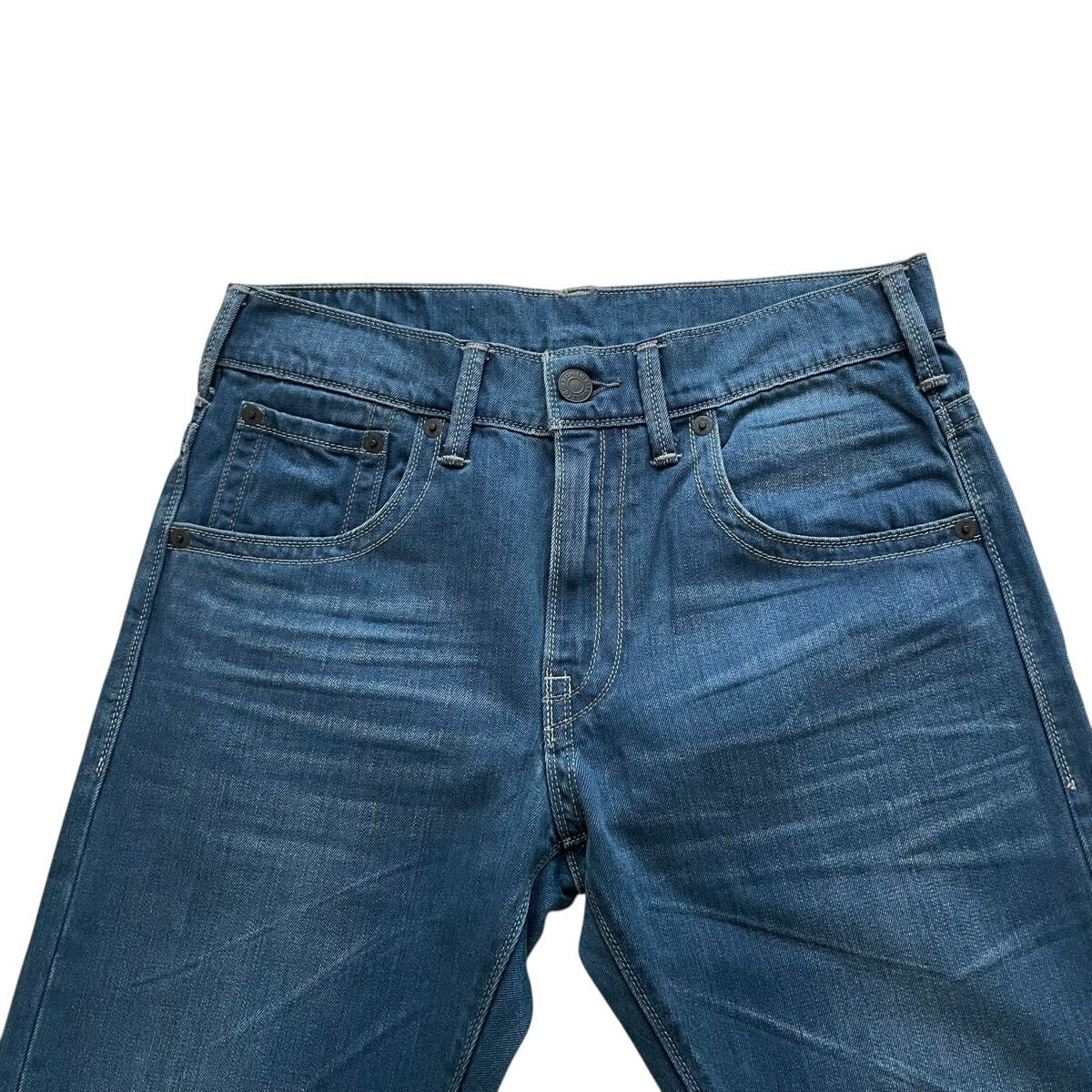 140周年 Levi’s リーバイス 513 W32 513TM ストレート メンズ ジーパン used加工 15481-0001 デニム　后染め