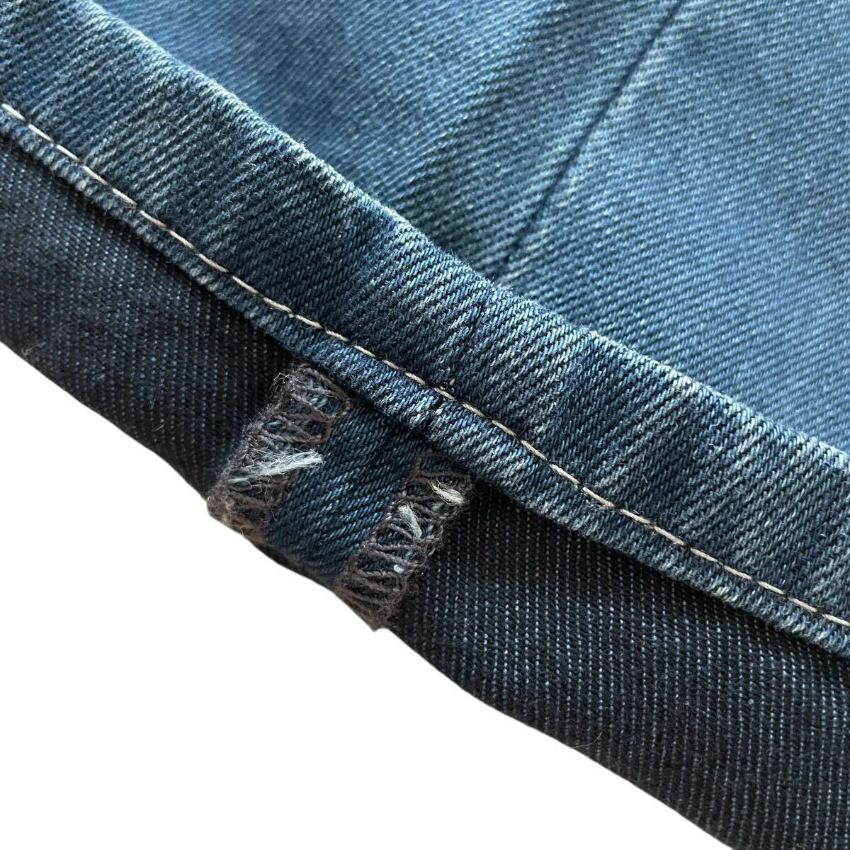 140周年 Levi’s リーバイス 513 W32 513TM ストレート メンズ ジーパン used加工 15481-0001 デニム　后染め
