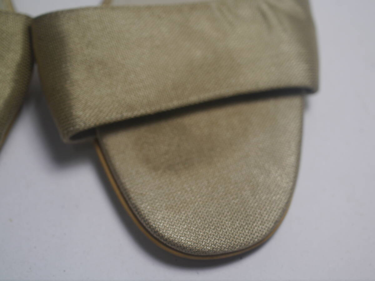 エンポリオアルマーニ サンダル 36 23.0cm イタリア製 ヒール3.5cm aa956-67_画像7