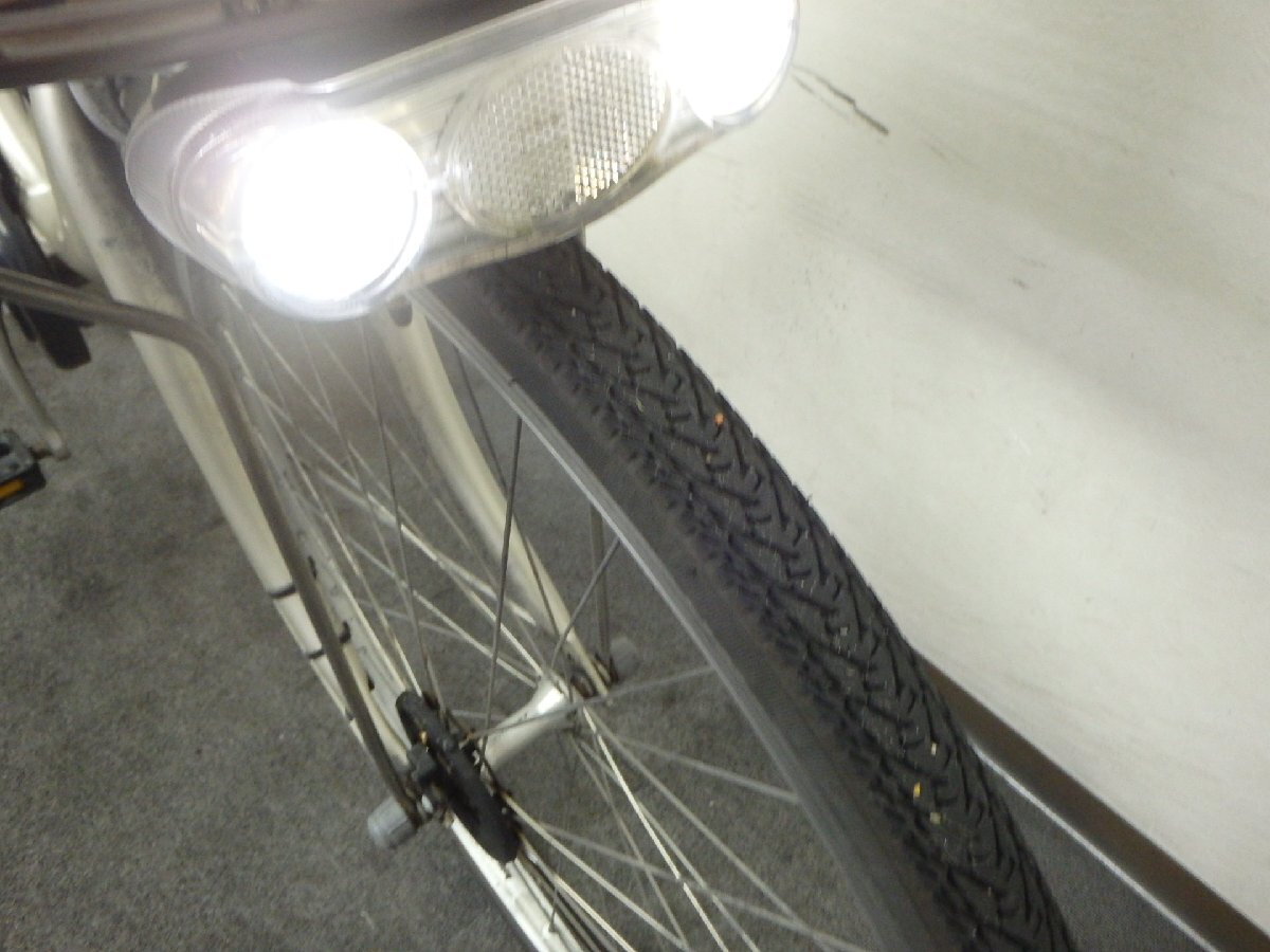中古電動アシスト自転車 １円売切り!!機(jī)関良好 パナソニック　ビビ?ライトU　 【大坂?兵庫?京都?奈良】は送料3800円でお屆け!!