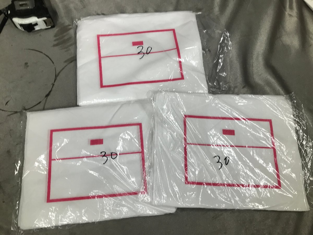 06-06-012 ◎BT 未使用品　ぜっけん ゼッケン 學(xué)校用品 學(xué)生用品 まとめ売り 體操服 水著などに スポーツウェア用品 スポーツ用品