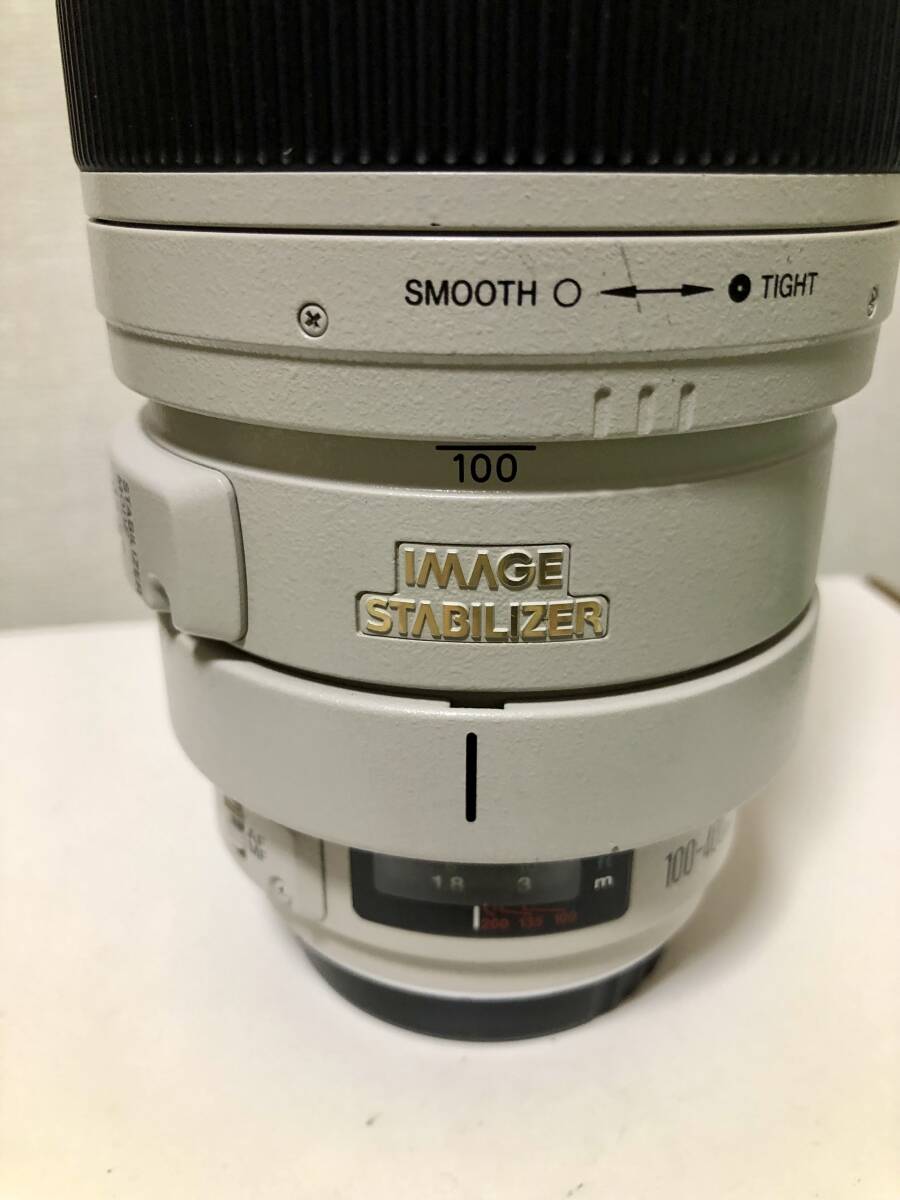 CANON ZOOM LENS EF 100-400mm f4.5-5.6 L IS ULTRASONIC / ET-83 レンズフード付き / キャノン 望遠 ズームレンズ 