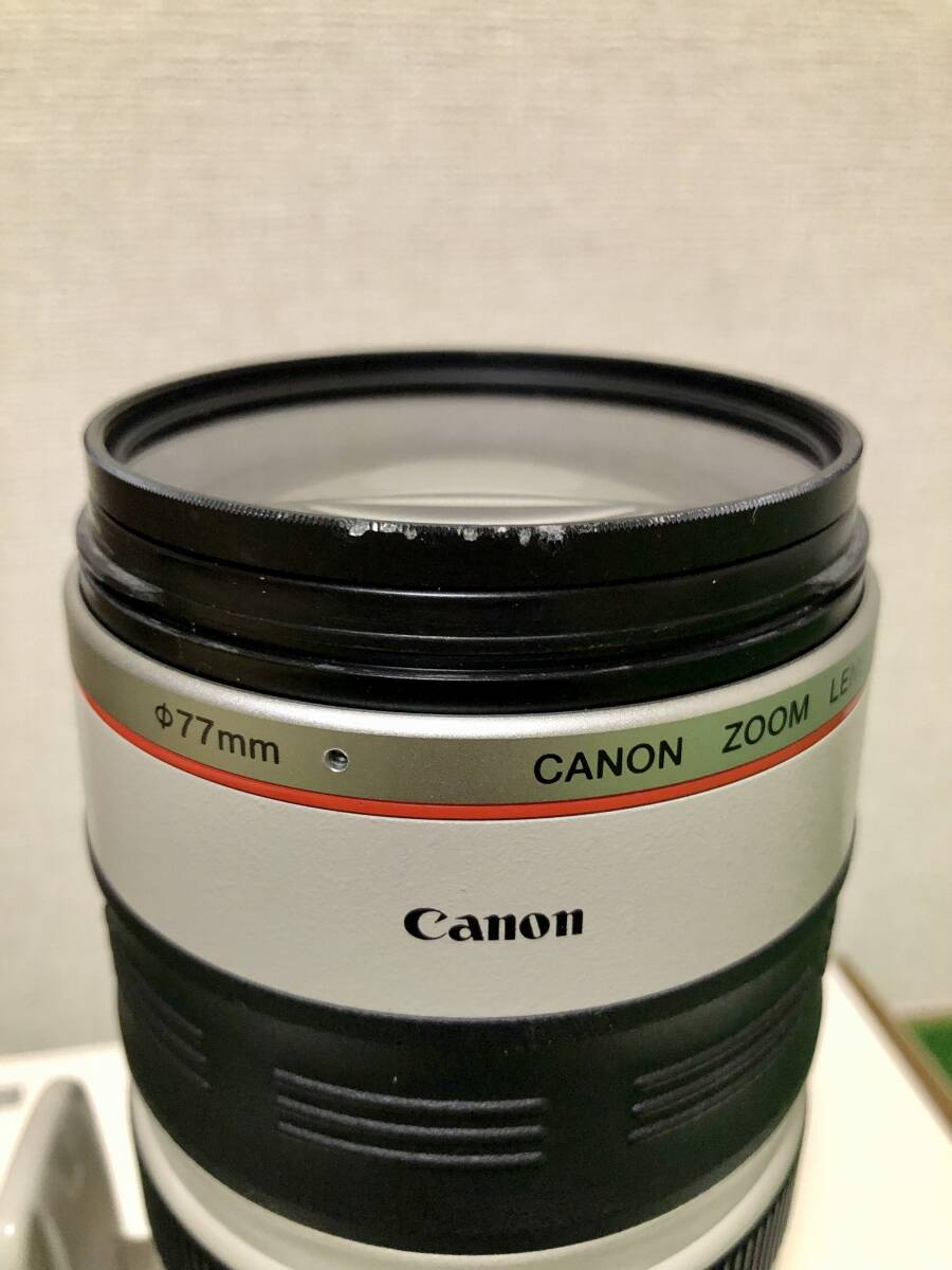 CANON ZOOM LENS EF 100-400mm f4.5-5.6 L IS ULTRASONIC / ET-83 レンズフード付き / キャノン 望遠 ズームレンズ 