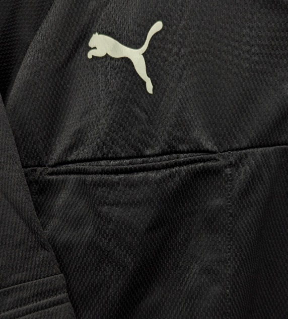 6547C 送料185円? PUMA プーマ 通気性○ メッシュ系生地 サッカー 半袖 レフリーシャツ 大きいサイズ O(LL)