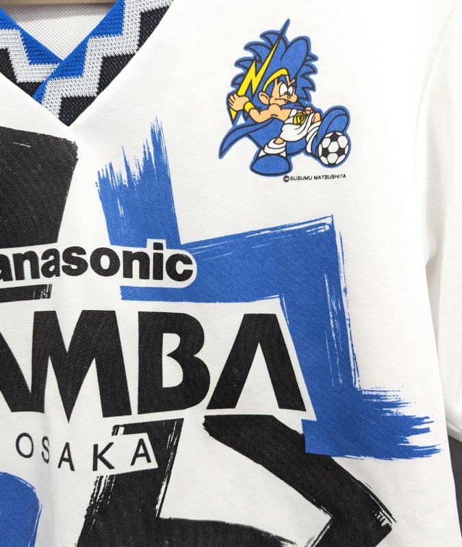 〜Jリーグ開幕!〜 (非売品•ビンテージ品) ガンバ大阪ジャケット Lサイズ 2243C 送料185円♪ 美品 Mizuno ミズノ 希少 レア 90年代 J
