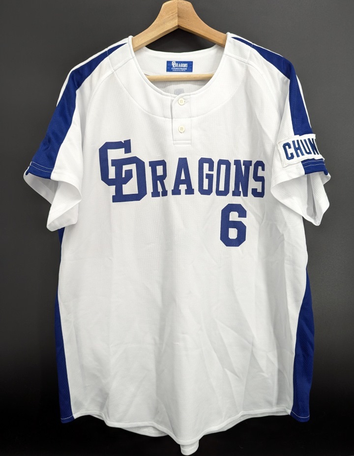 2313C 送料185円? 美品 一球 中日ドラゴンズ 井端弘和 6番 野球 ユニフォーム FREE