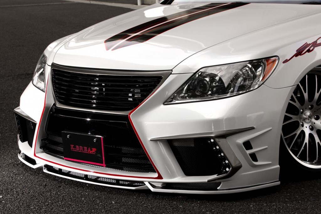 LS460前期　ハイパーゼロカスタムエアロ専用LEDデイライト（5連獨(dú)立）　　　　