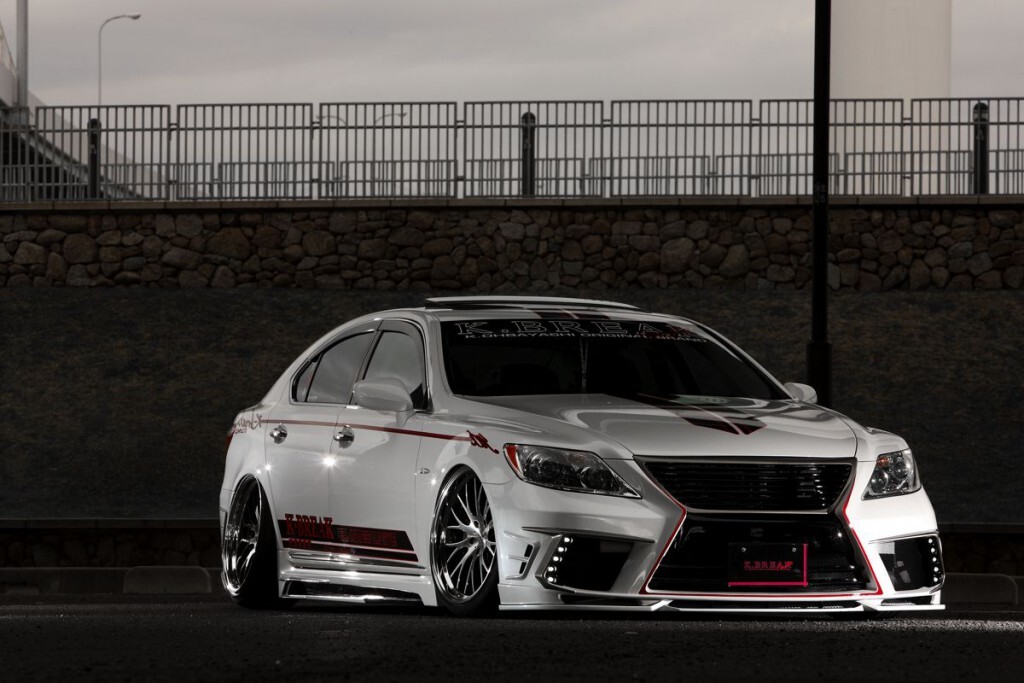 LS460前期　ハイパーゼロカスタムエアロ専用LEDデイライト（5連獨(dú)立）　　　　