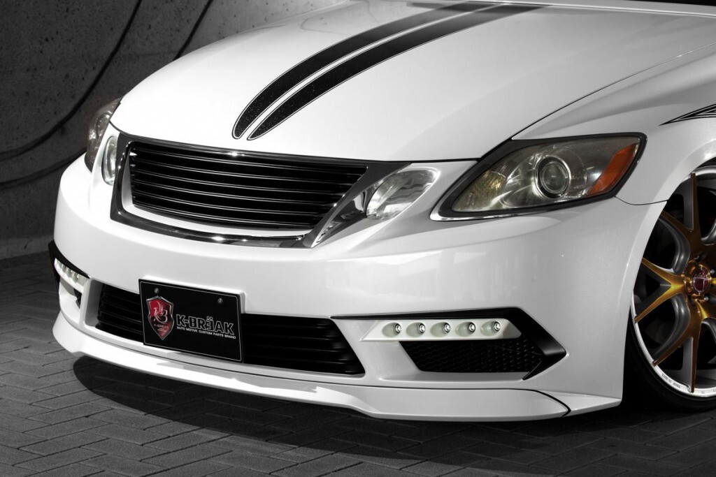 GS350后期　COMPLETE零式エアロ専用LEDデイライト(5連獨立)　　　　K-BREAK kbreak ケイブレイク ケーブレ Kブレ Kブレイク
