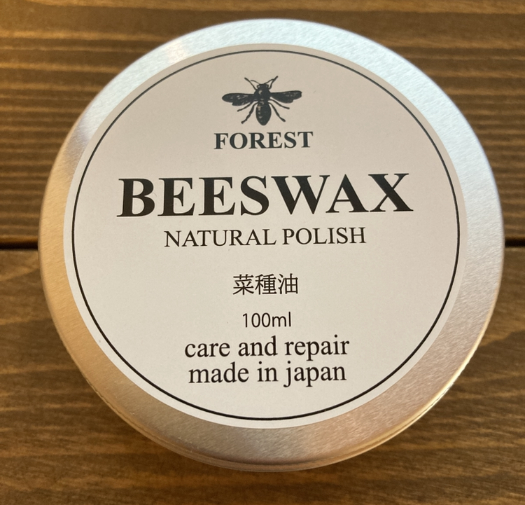 無添加　蜜蝋ワックス　革制品 木制品 （なたね）100g N100