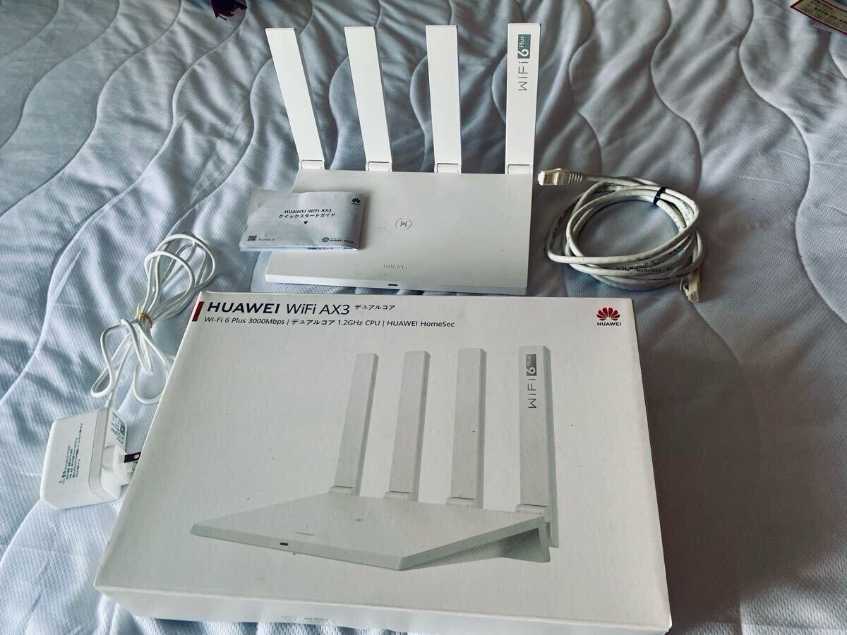 HUAWEI WiFi AX3(箱有り)Model:WS7100 無線LANルーター　　　半年使用
