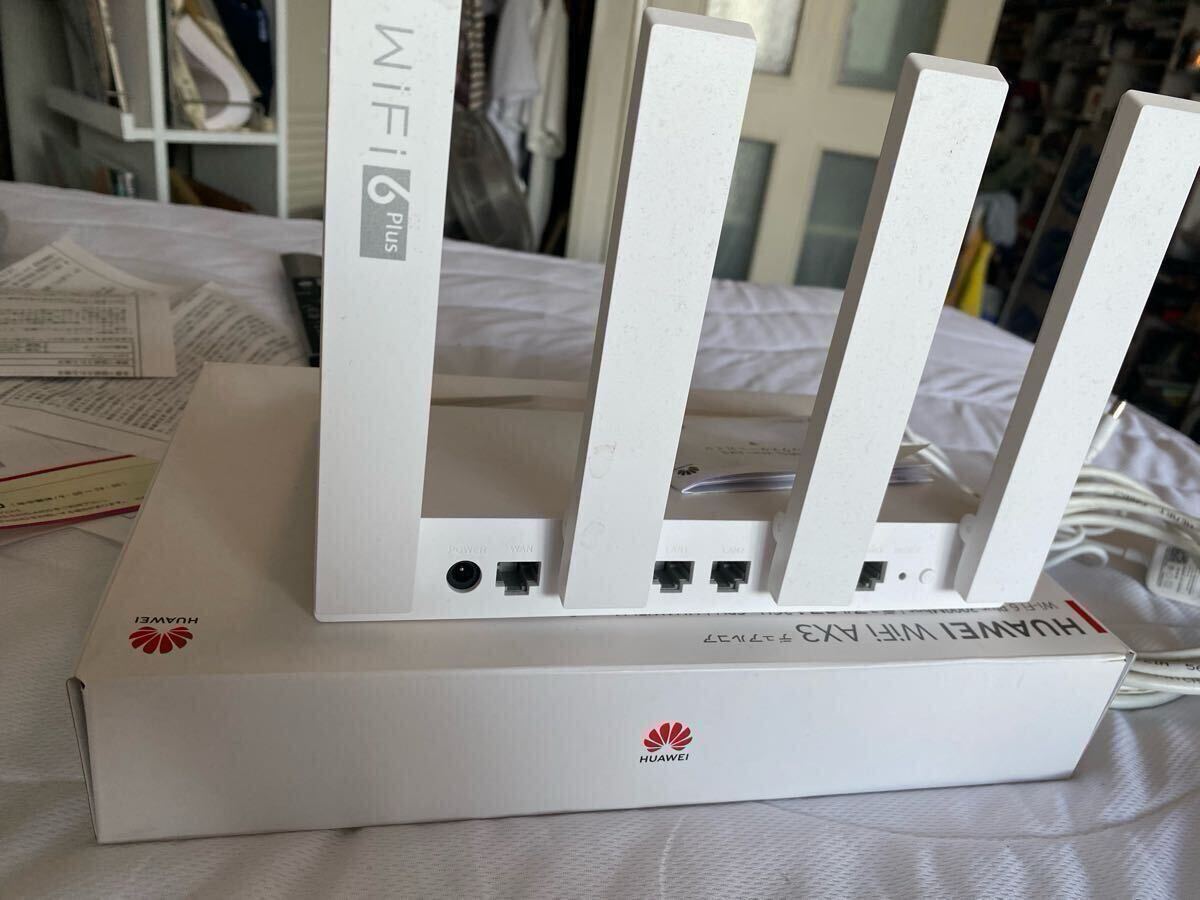 HUAWEI WiFi AX3(箱有り)Model:WS7100 無線LANルーター　　　半年使用
