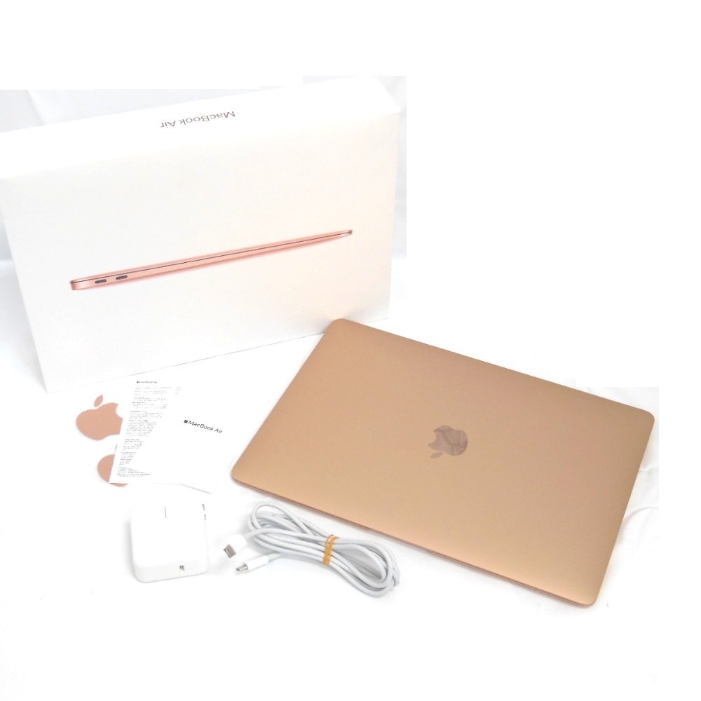 NA031691 アップル ノートパソコン MacBook Air 13-inch M1 MGND3J/A（A2337）8GB 256GB ゴールド Apple 中古?美品