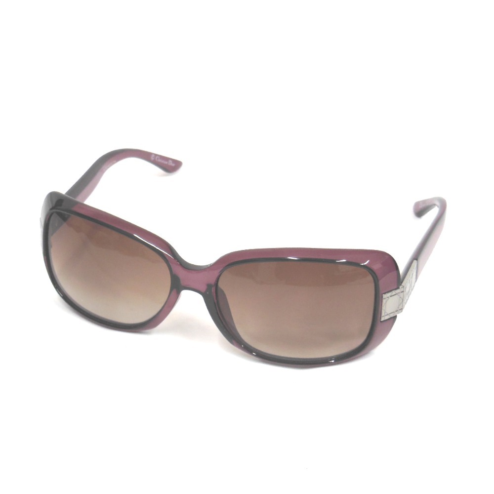 NAH86 クリスチャンディオール サングラス DIOR61/F S4PFM 58□16 135 ワインレッド系 レディース Christian Dior 中古