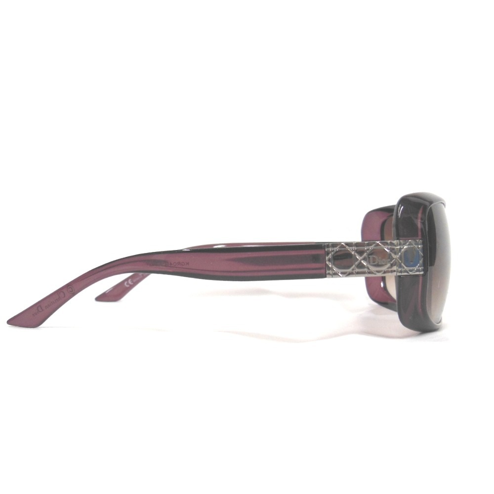 NAH86 クリスチャンディオール サングラス DIOR61/F S4PFM 58□16 135 ワインレッド系 レディース Christian Dior 中古
