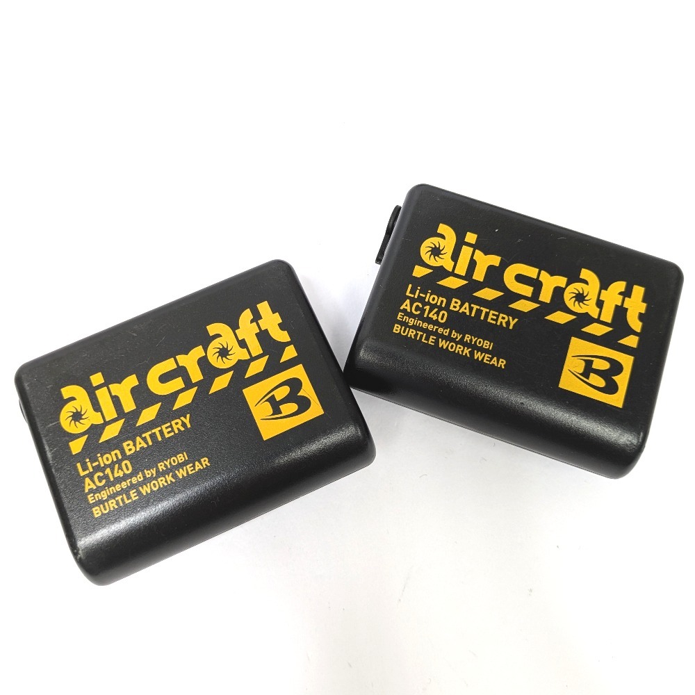 Dz803181 バートル エアクラフト AIR CRAFT バッテリー AC140 ２個(gè) ファンユニット BURTLE 中古