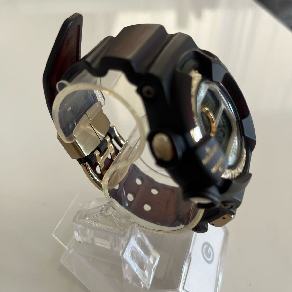 もらって 嬉しい お歳暮 ランキング 美品 CASIO G-SHOCK フロッグマンカスタム 黒金 dw-9900系 時計