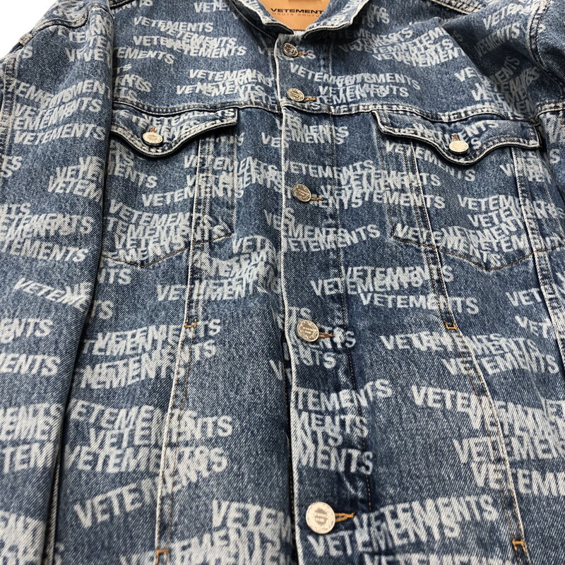 VETEMENTS ヴェトモン デニムジャケット カバーオール ヴェトモン デニムジャケット カバーオール VETEMENTS denim jacket