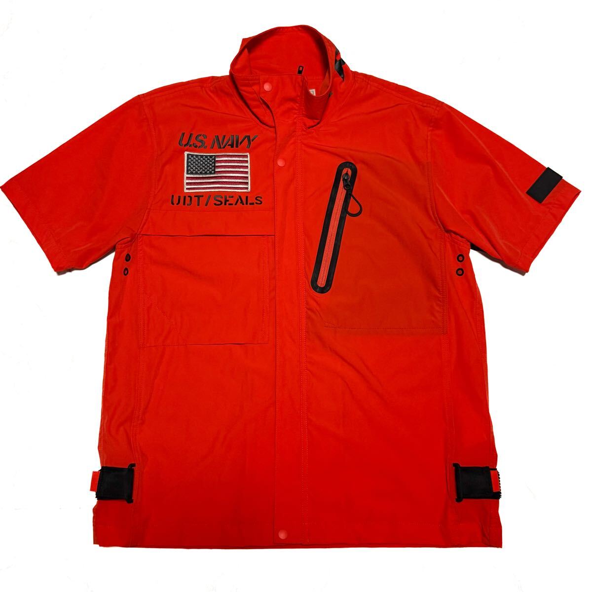 希少【AVIREX アヴィレックス【商品名】U.S NAVY/ミリタリーシャツ 半袖シャツ/パッカブル シャツ